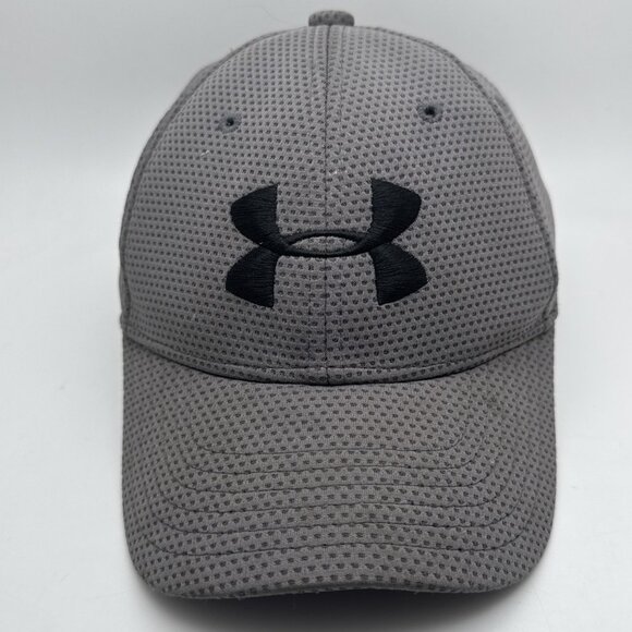 Under Armour Youth Cap Hat Stretch Band To Fit Most Gray - Picture 1 of 5